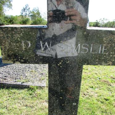 EMSLIE P.W. 1870-1968