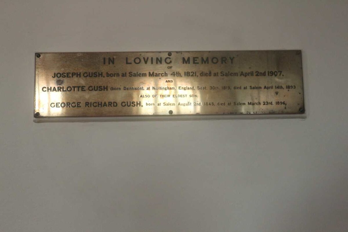 GUSH Joseph 1821-1907 :: GUSH Charlotte nee DENNISON 1819-1893 :: GUSH George Richard 1845-1896