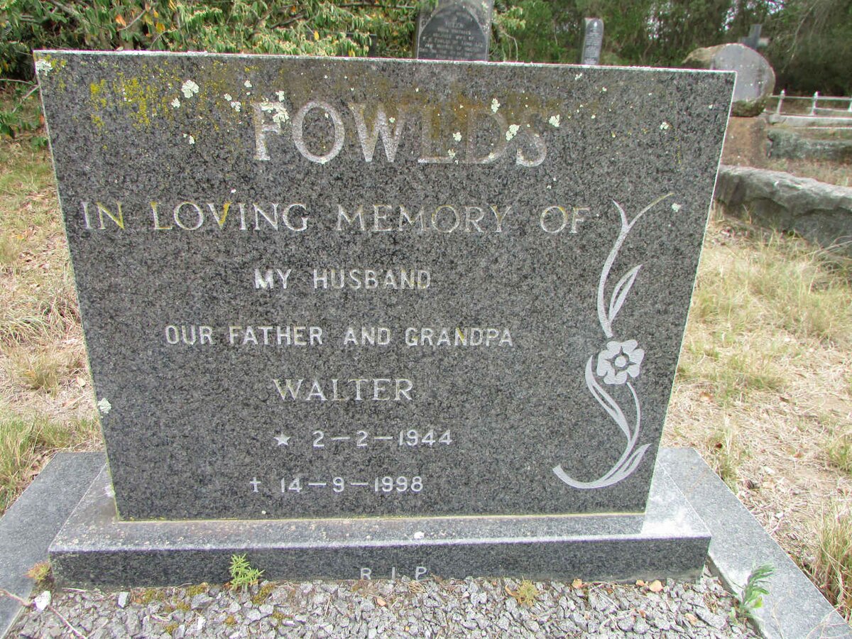 FOWLDS Walter 1944-1998
