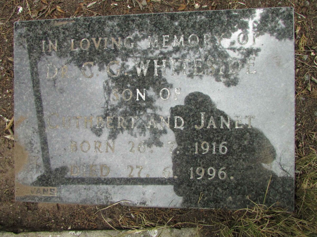 WHITESIDE C.G. 1916-1996