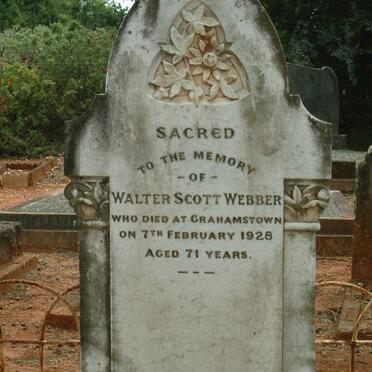 WEBBER Walter Scott -1928