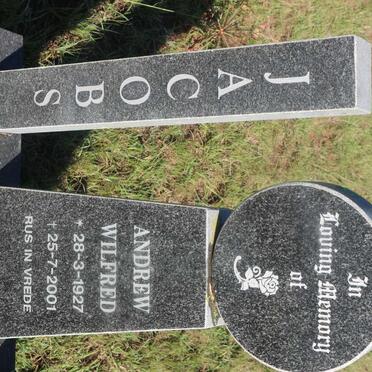 JACOBS Andrew Wilfred 1927-2001