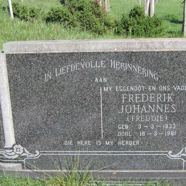 SCHEEPERS Frederik Johannes 1933-1981