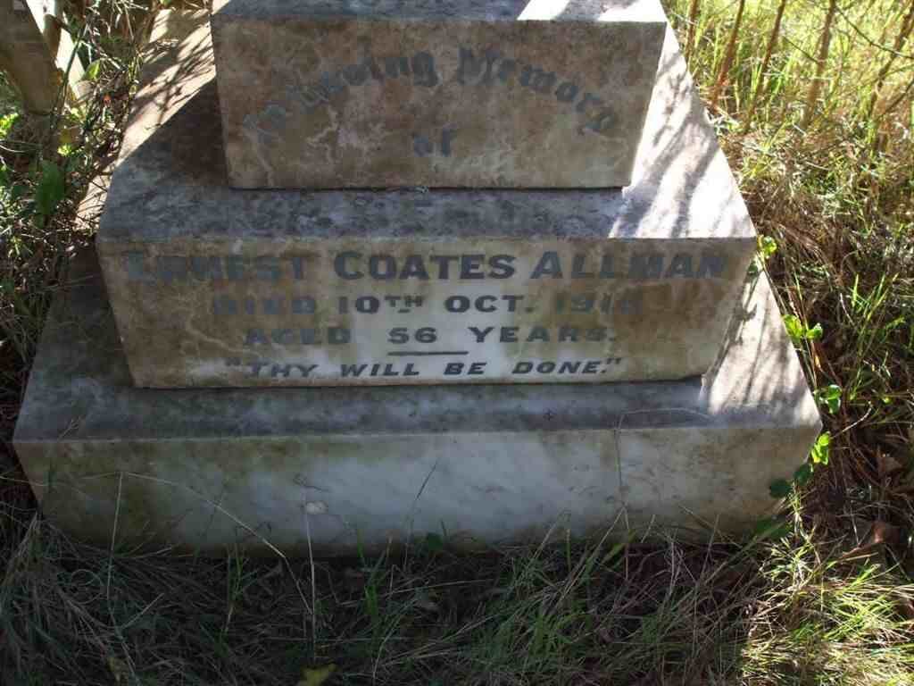 ALLMAN Ernest Coates -1916