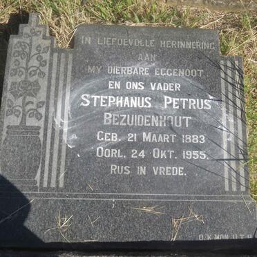 BEZUIDENHOUT Stephanus Petrus 1883-1955