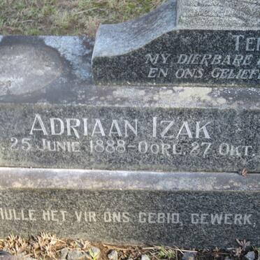 BAKKES Adriaan Izak 1888-1961 &amp; Susanna Johanna OOSTHUIZEN 1892-1968