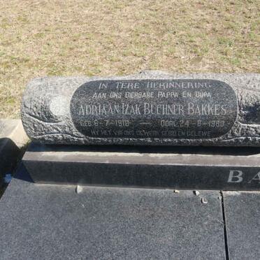BAKKES Adriaan Izak Buchner 1916-1980 &amp; Aletta STRYDOM 1915-1966
