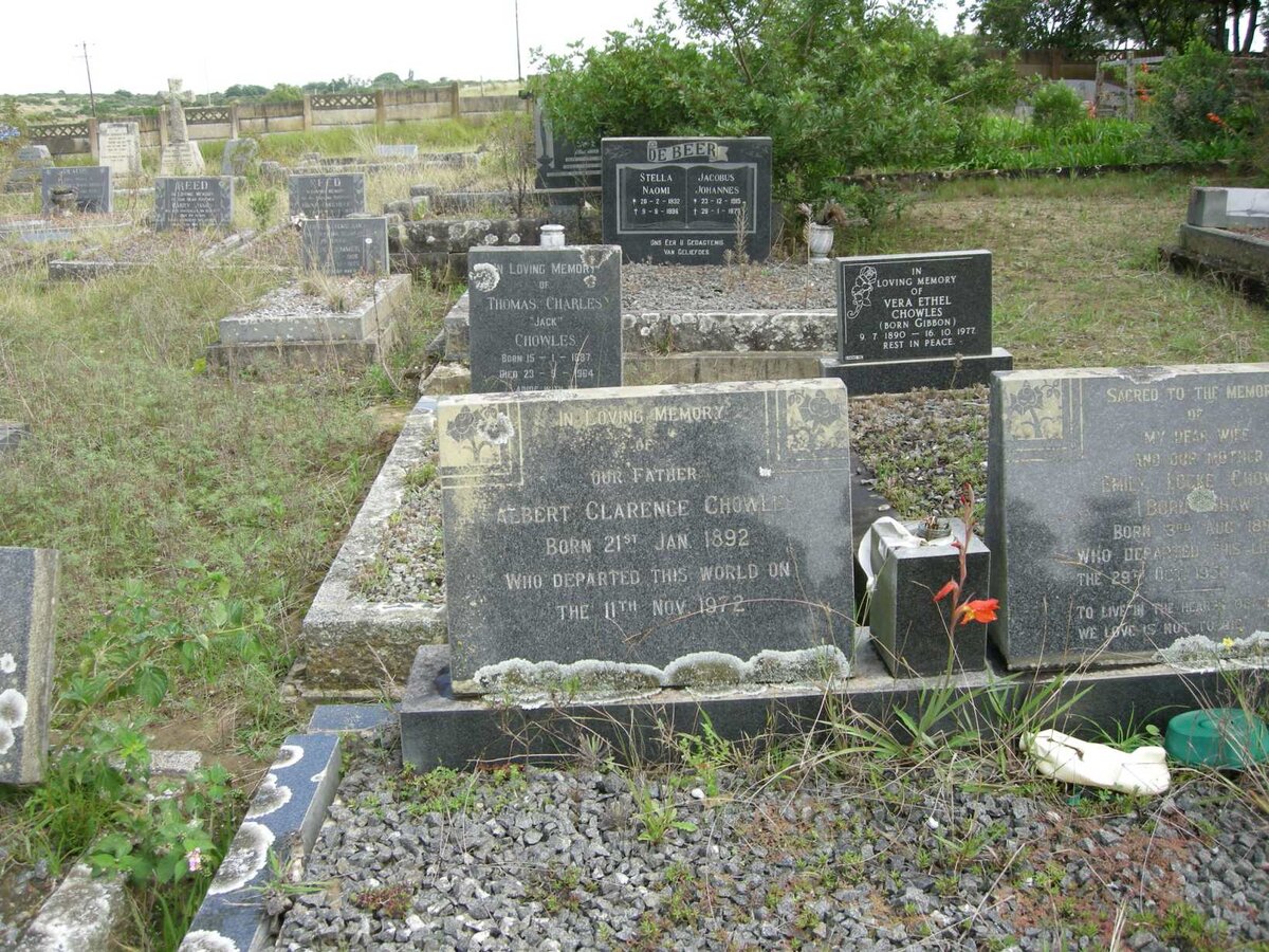 CHOWLES Albert Clarence 1892-1972 &amp; Emily Locke SHAW 1891-1956