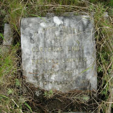 CHOWLES Gertrude Emily Frances nee FORD  -1941