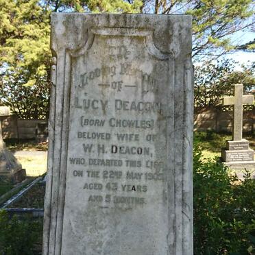 DEACON Lucy nee CHOWLES -1905