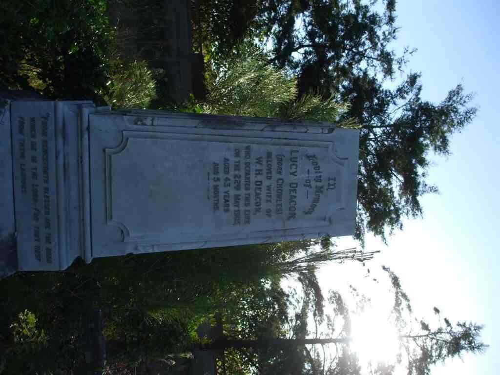 DEACON Lucy nee CHOWLES -1905