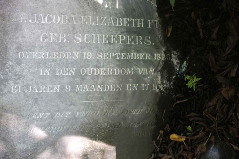 FULLER Jacoba Elizabeth nee SCHEEPERS -1886