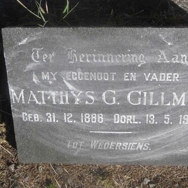 GILLMER Matthys G. 1888-1961