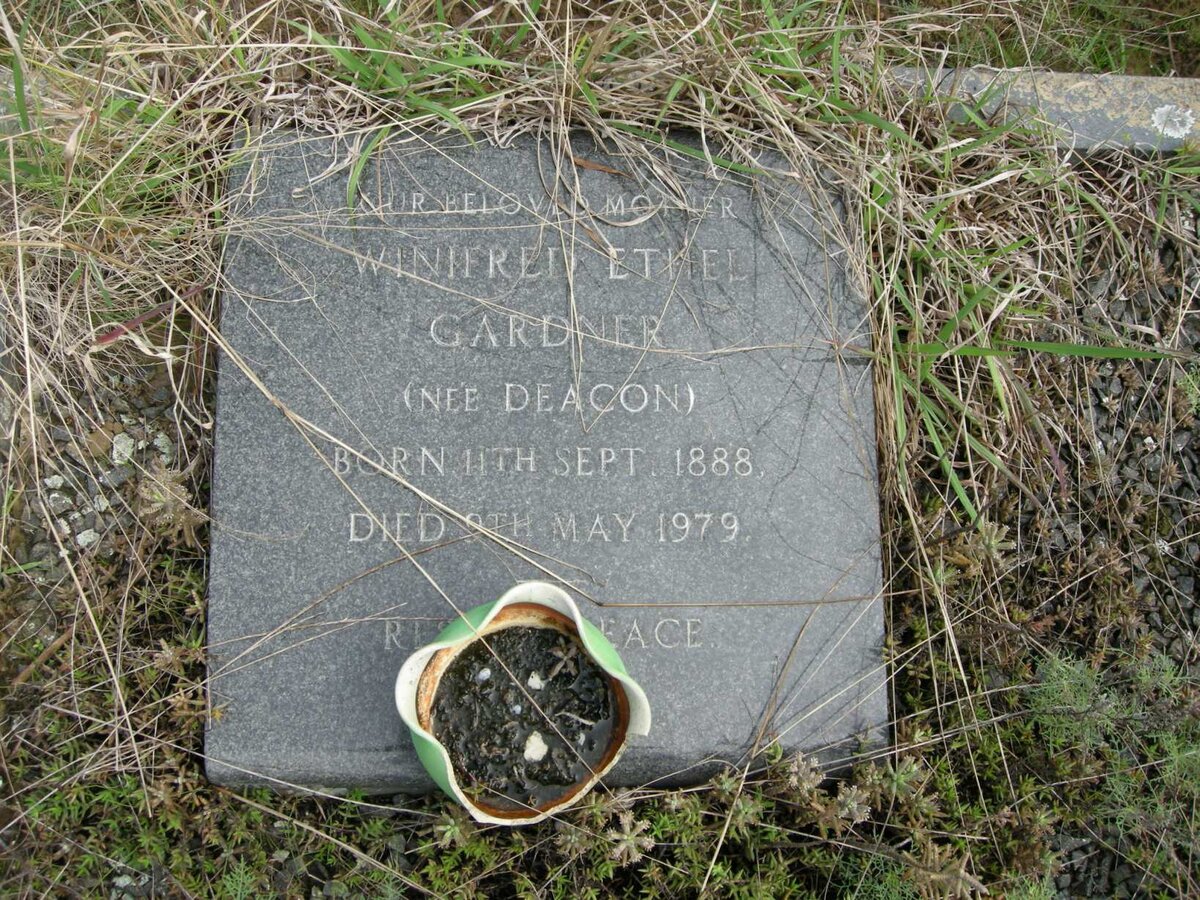 GARDNER Winifred Ethel nee DEACON 1888-1979