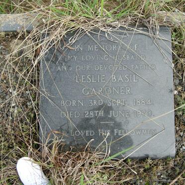 GARDNER Leslie Basil 1884-1970