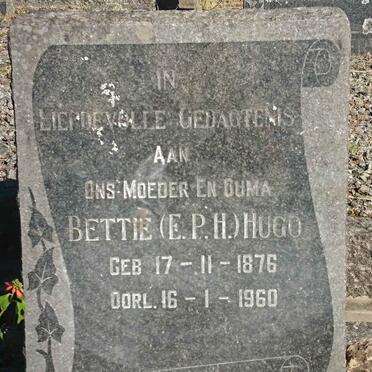 HUGO E.P.H. 1876-1960