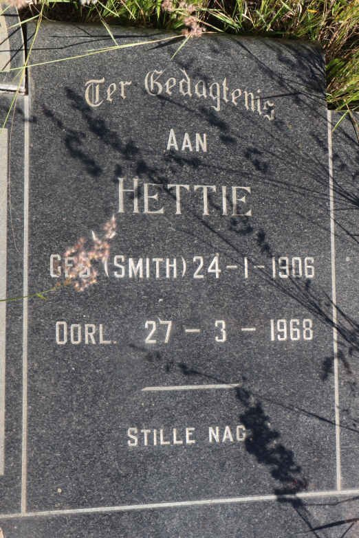 NIEKERK Gert, van 1904-1983 &amp; Hettie SMITH 1906-1968