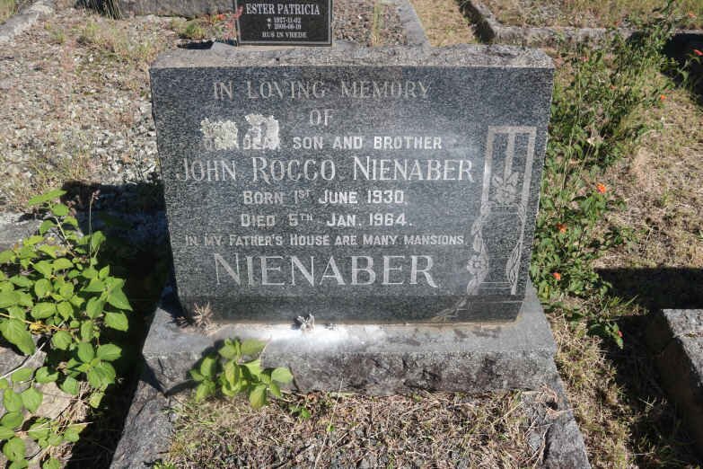 NIENABER John Rocco 1930-1964