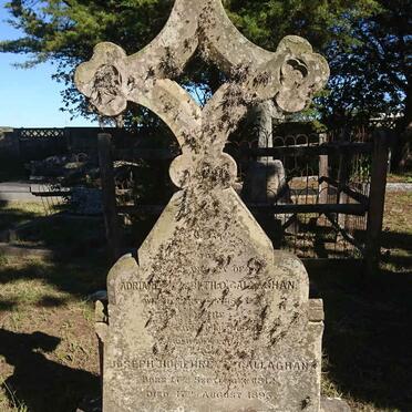 O'CALLAGHAN Joseph Humphrey 1812-1893 &amp; Adriana Elizabeth -1876