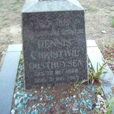 OOSTHUYSEN Dennis Christwil 1968-1969