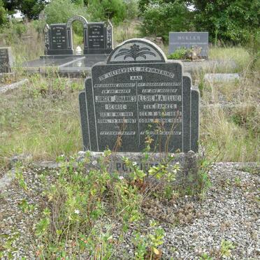 POTGIETER Jurgen Johannes 1889-1967 &amp; Elsie M.A. BAKKES 1889-195?