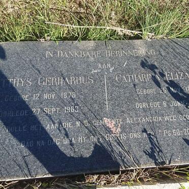 POTGIETER Matthys Gerhardus 1878-1963 &amp; Catharina Elizabeth 1880-1964