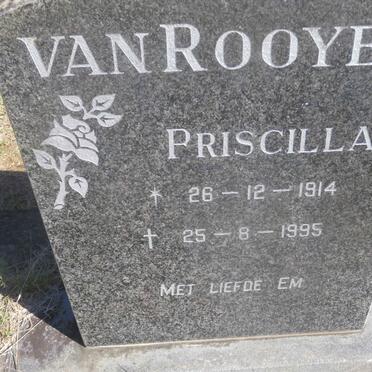 ROOYEN Priscilla, van 1914-1995