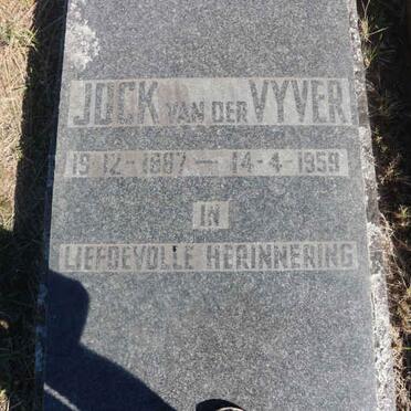 VYVER Jock, van der 1887-1959