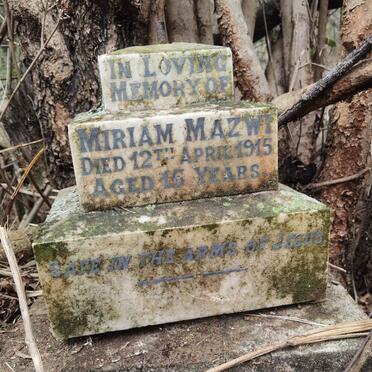 MAZWI Miriam -1915