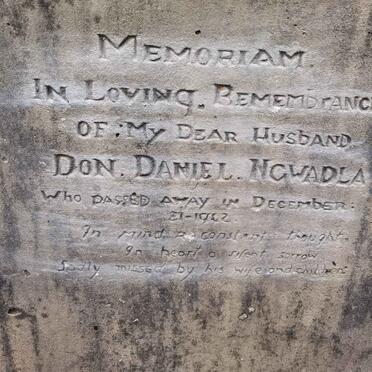 NGWADLA Don Daniel -1942