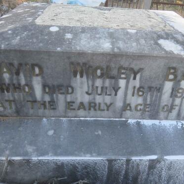 BAIRD David Wigley -1922