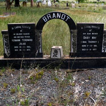 BRANDT Hermann Ferdinand Julius 1894-1972 &amp; Daisy May THARRATT 1901-1977