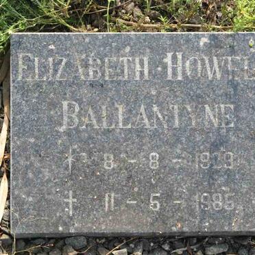 BALLANTYNE Elizabeth Howell 1929-1985