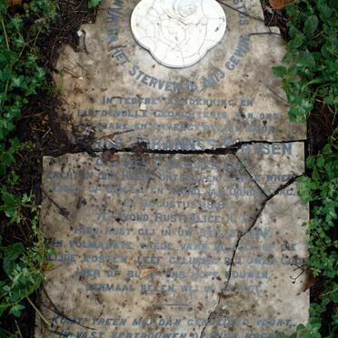 BOOYSEN Petrus Johannes 1897-1919