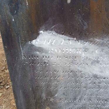 CUMMING Sarah Ann -1857