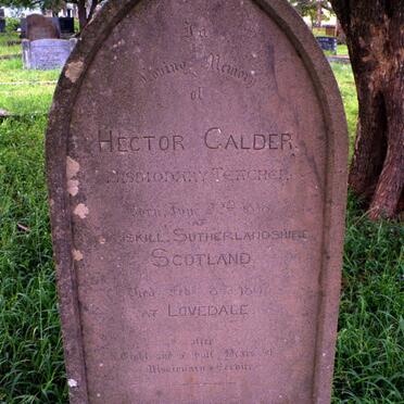 CALDER Hector 1848-1893