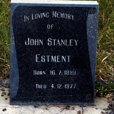 ESTMENT John Stanley 1899-1977