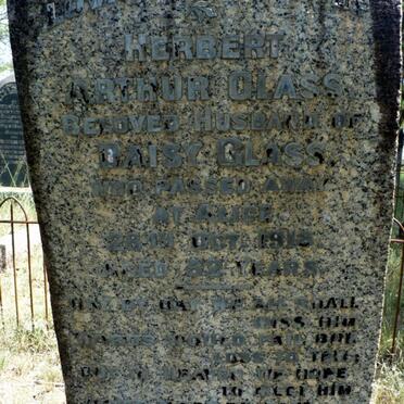 GLASS Herbert Arthur -1918