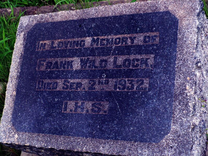 LOCK Frank Wild -1932