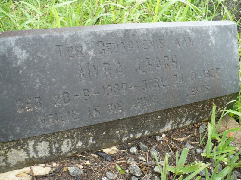 LEACH Myra 1936-1936
