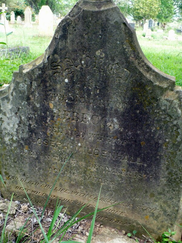 MILDENHALL Rebecca -1877