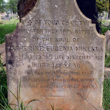 McKENNA Catherine Eugenia -1867