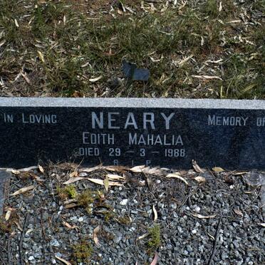 NEARY Edith Mahalia -1988