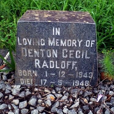 RADLOFF Denton Cecil 1943-1948