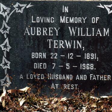 TERWIN Aubrey William 1891-1968