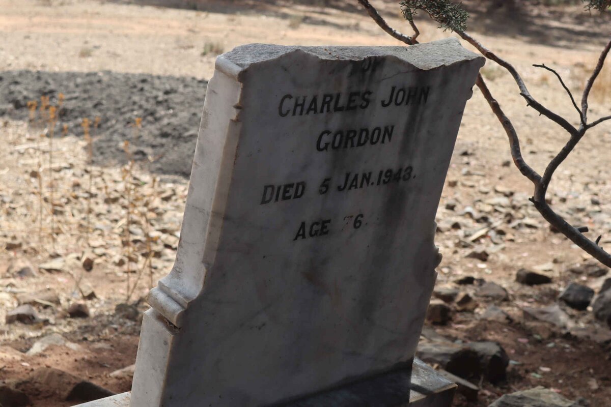 GORDON Charles John -1943