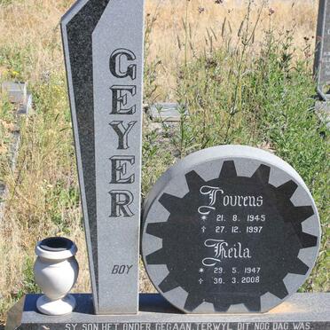 GEYER Lourens 1945-1997 &amp; Heila 1947-2008