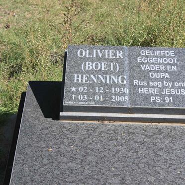 OLIVIER Henning 1930-2005