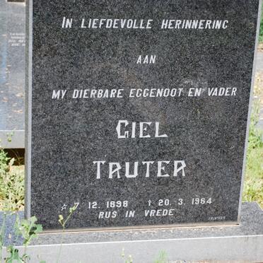 TRUTER Giel 1898-1984