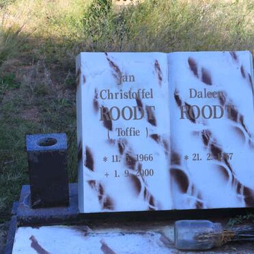 ROODT Jan Christoffel 1966-2000 &amp; Daleen 1967-